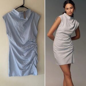 NEW Anthropologie Mini Dress Light Blue